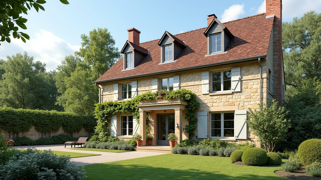 Maison typique à Montagny-lès-Beaune avec jardin et façade en pierre