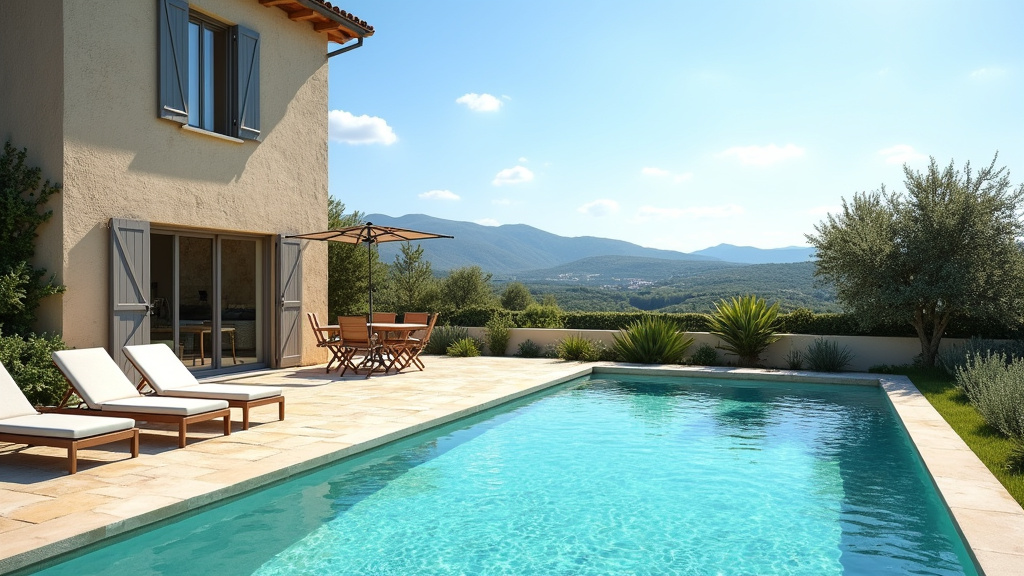 Villa provençale à Fayence avec piscine et vue sur les collines