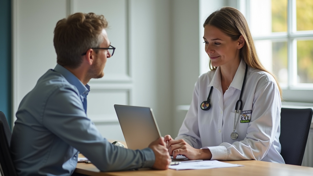 Cadre en entretien d