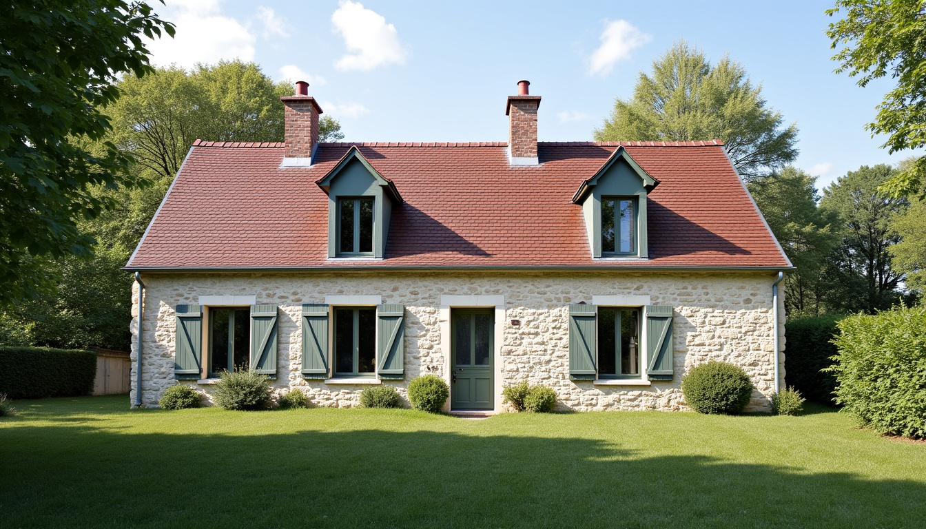 Maison traditionnelle en pierre dans un environnement verdoyant à Pommeuse, Seine-et-Marne