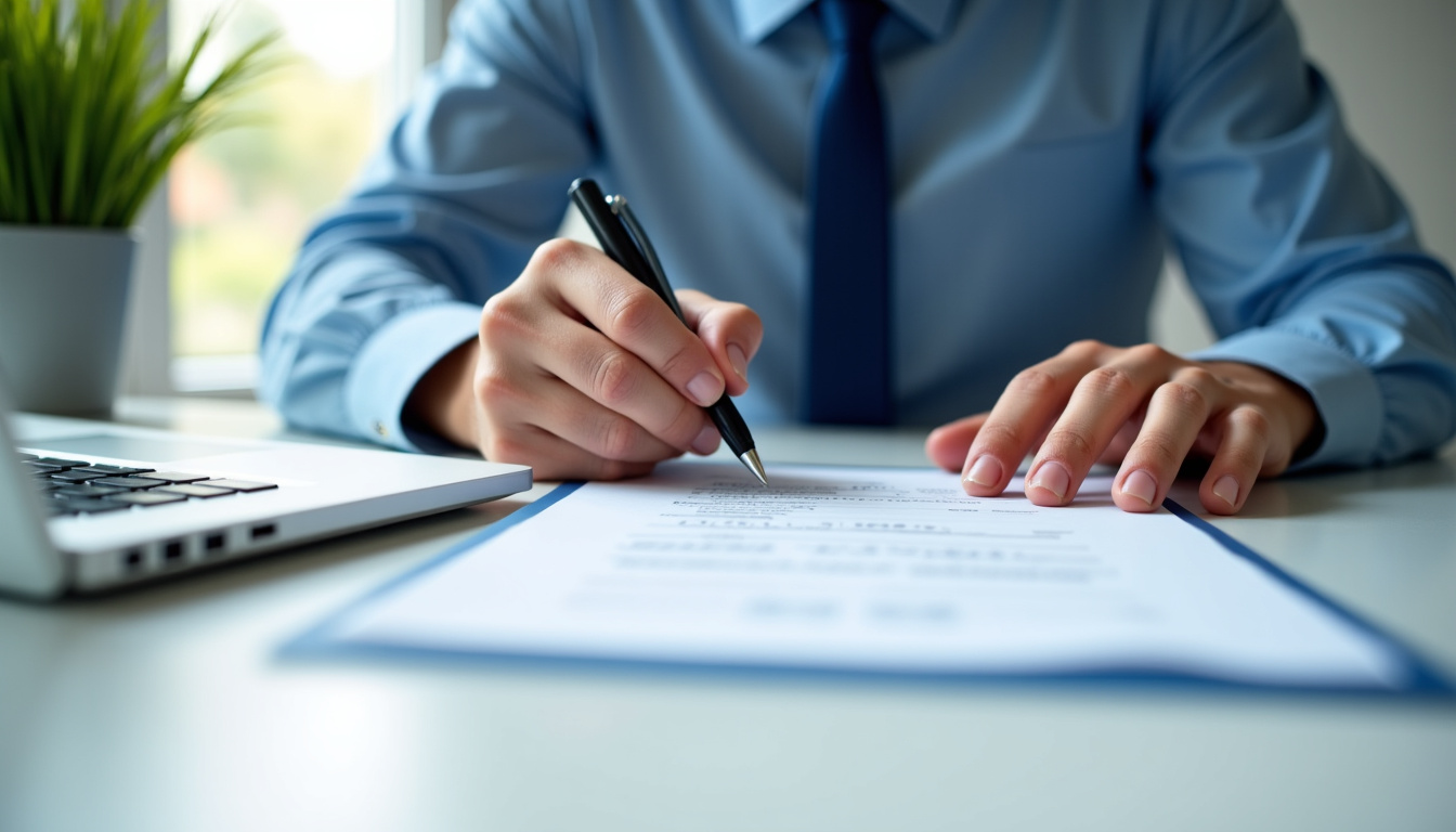 Utilisateur remplissant un formulaire de contact Cofidis sur ordinateur