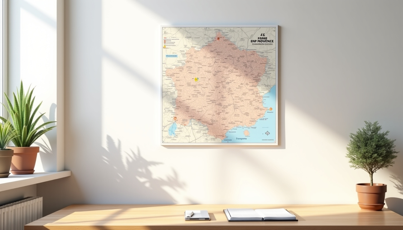 Carte des principaux quartiers d