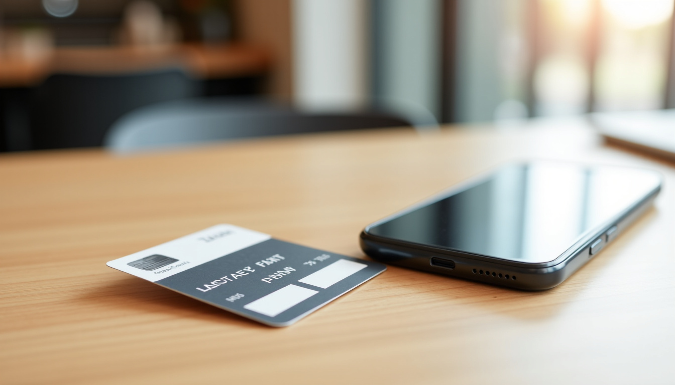 Carte Ticket Restaurant dématérialisée posée sur une table avec smartphone affichant l