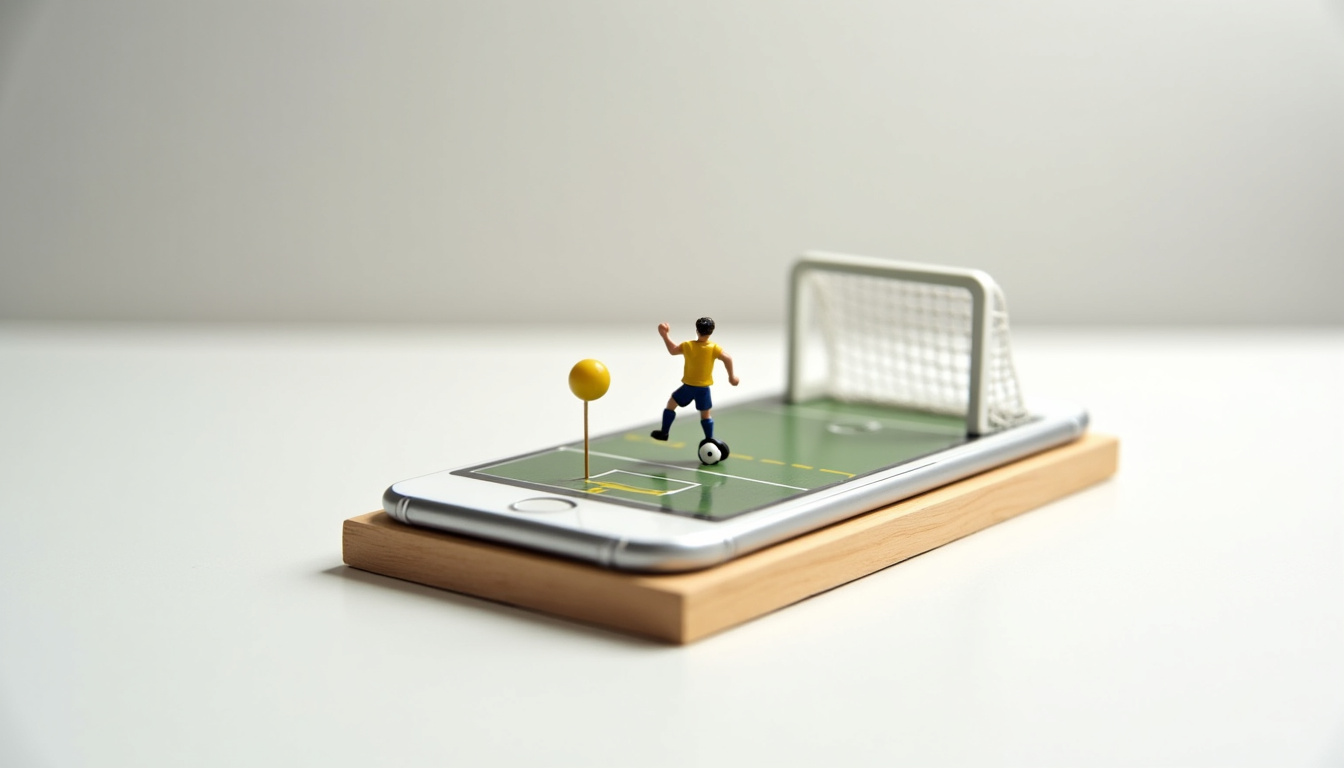 Exemple de notification personnalisée sur smartphone affichant un but marqué en temps réel