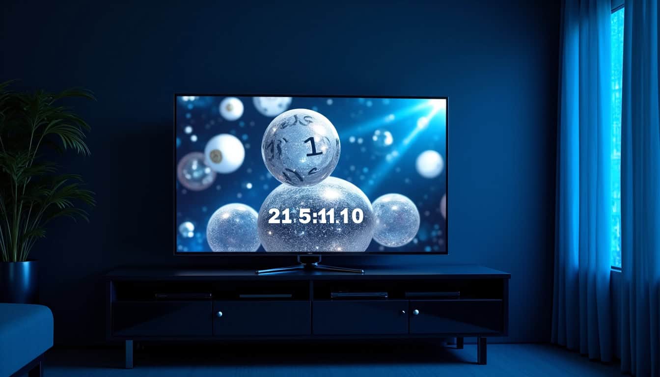 Tirage EuroMillions en direct à la télévision avec les numéros gagnants affichés