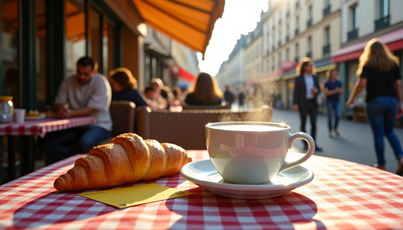 Utilisation de la carte Ticket Restaurant dans un café en centre-ville