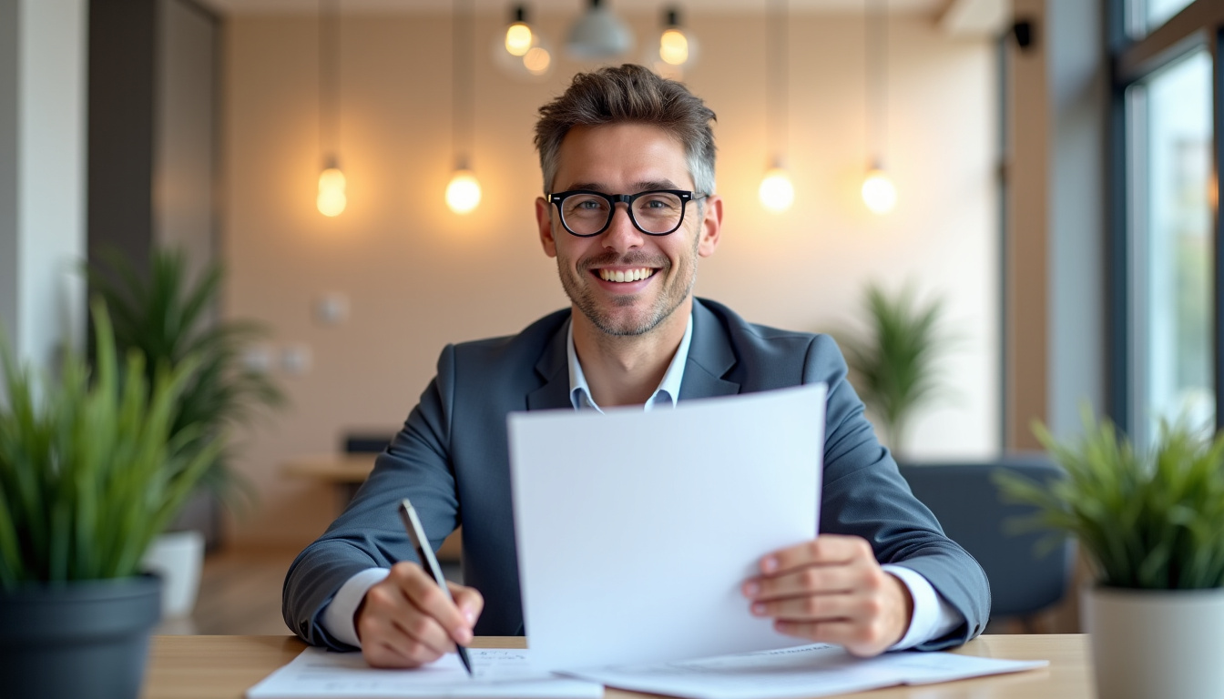 Acheteur consultant des documents d