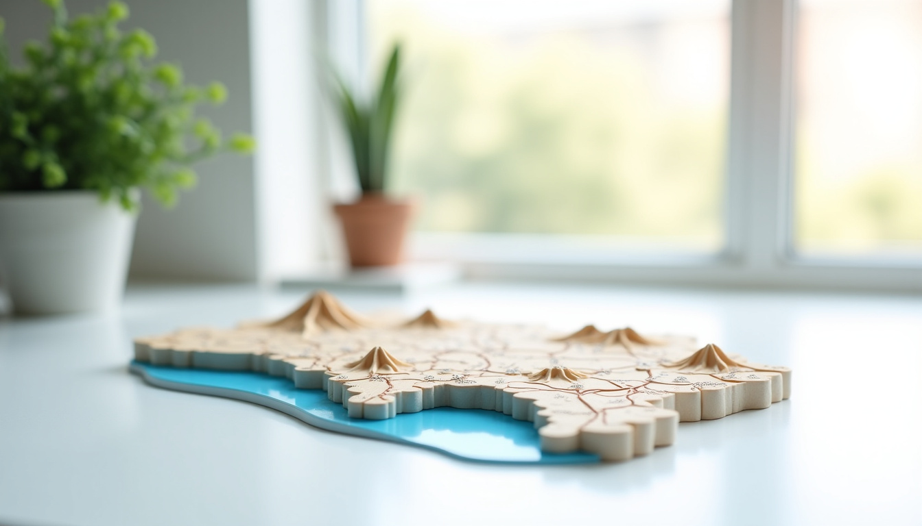 Carte géographique de l