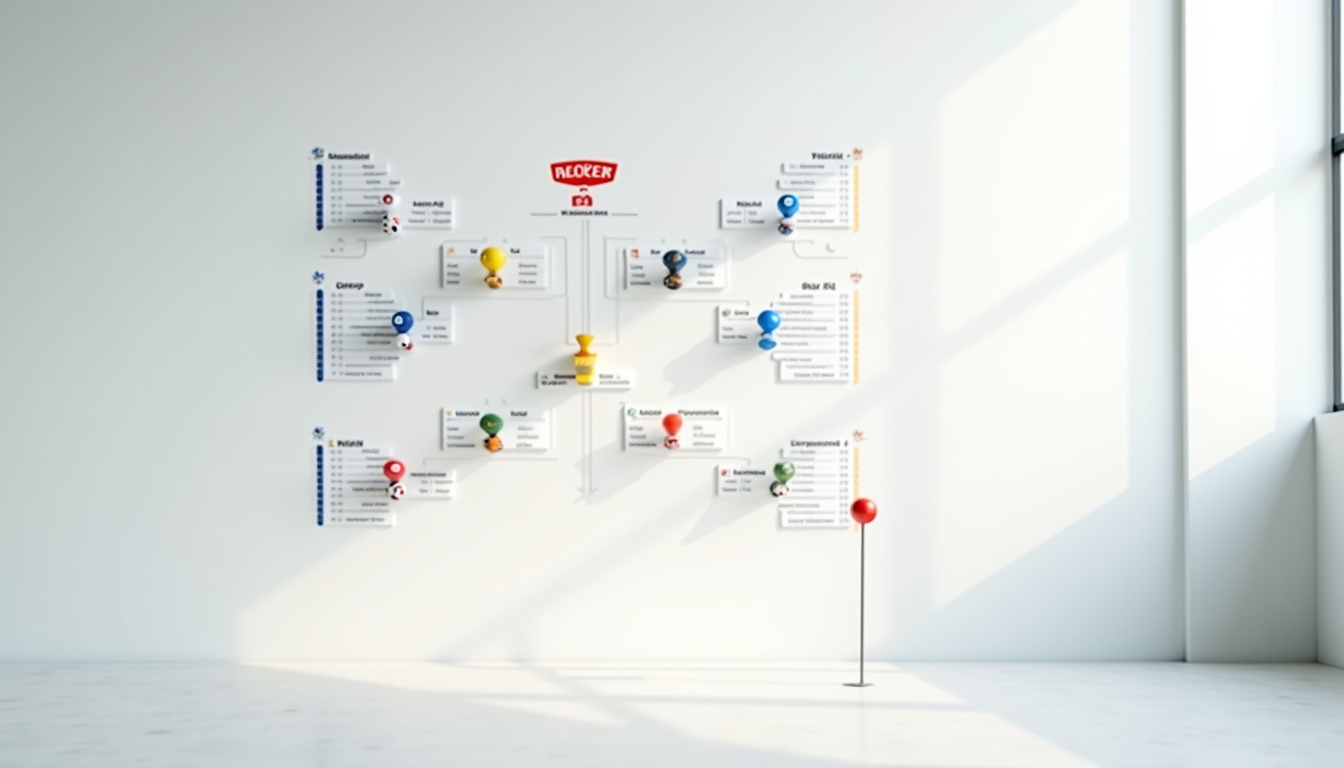 Tableau de classement de la Coupe du Monde des Clubs de la FIFA 2025 montrant les équipes par groupe