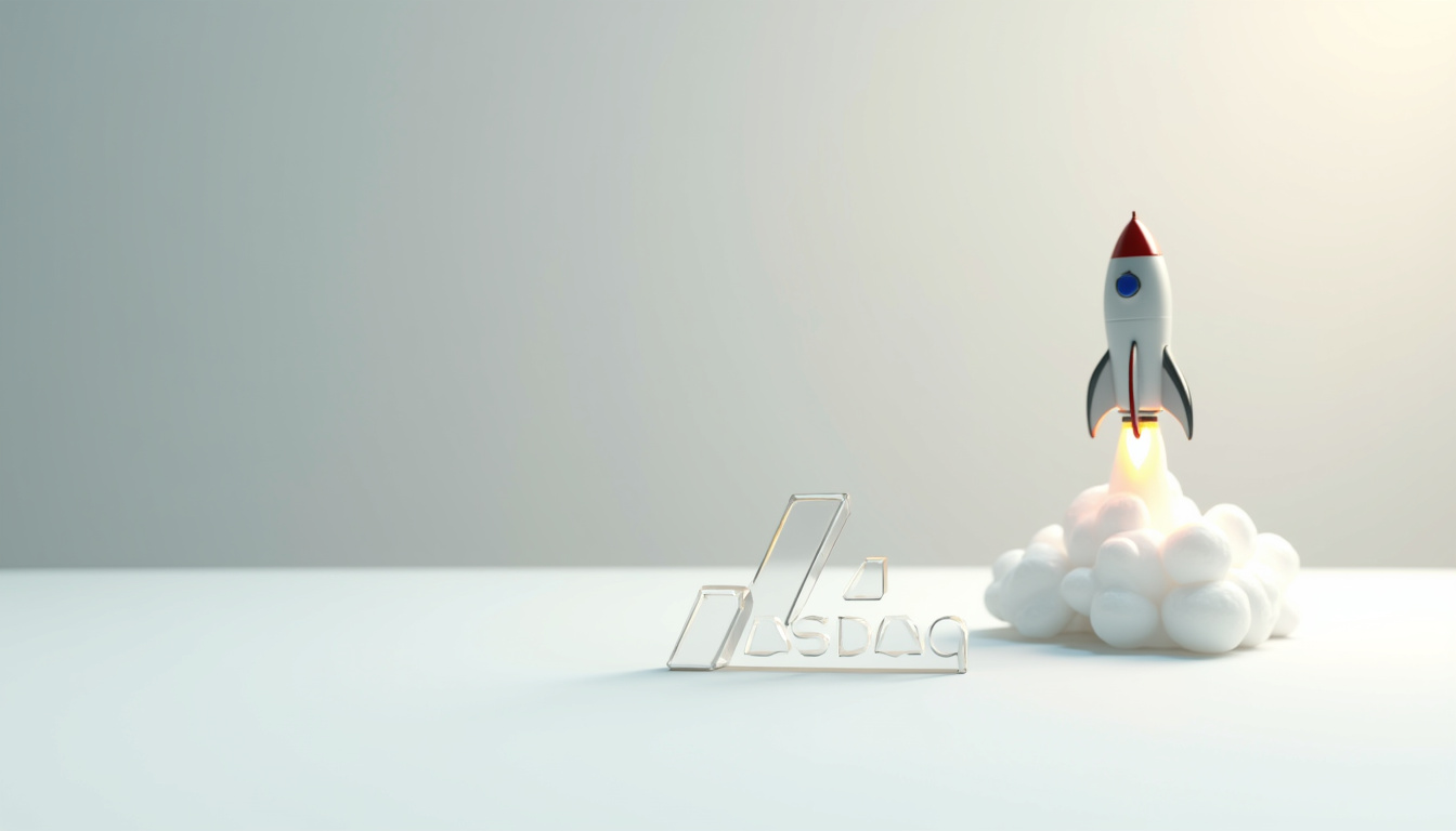Illustration de l’introduction en bourse de SpaceX sur le Nasdaq