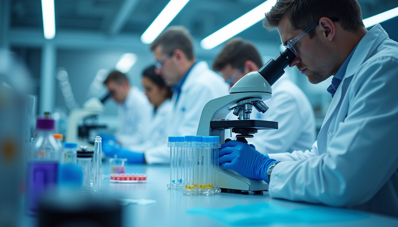 Laboratoire de recherche Eurofins Scientific en activité