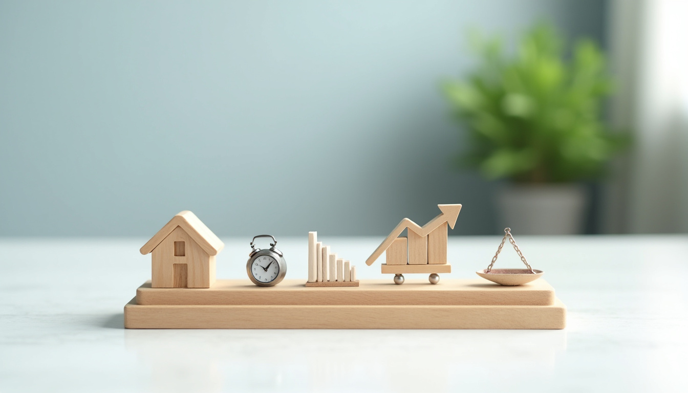 Infographie illustrant les facteurs qui pourraient influencer les taux immobiliers dans les prochains mois