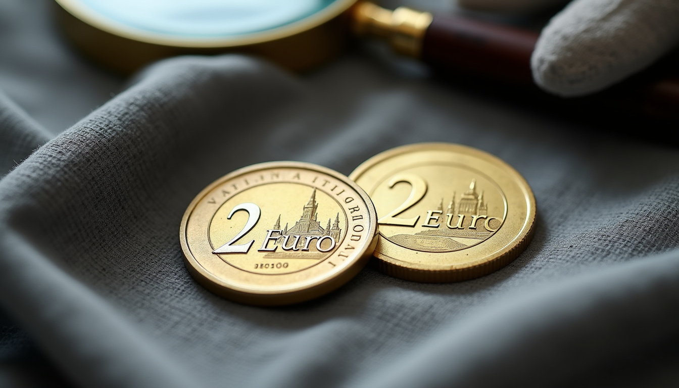 Pièces de 2 euros rares provenant des micro-États européens