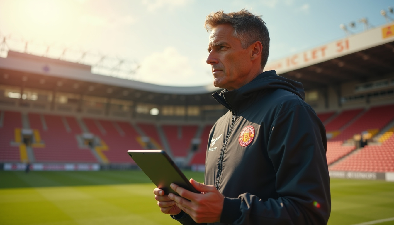 Présentation de Dino Toppmöller, nouvel entraîneur du RC Lens