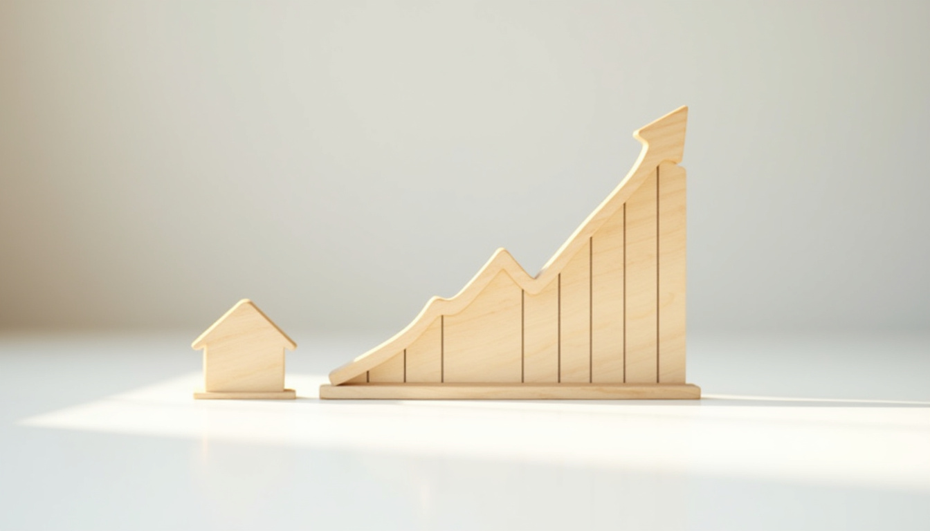Illustration représentant les prévisions d'évolution des taux immobiliers en France pour la fin de l'année 2026